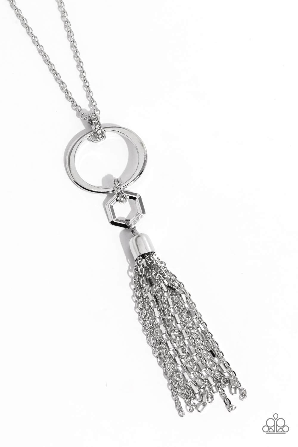 Tassel Tune - White Necklace