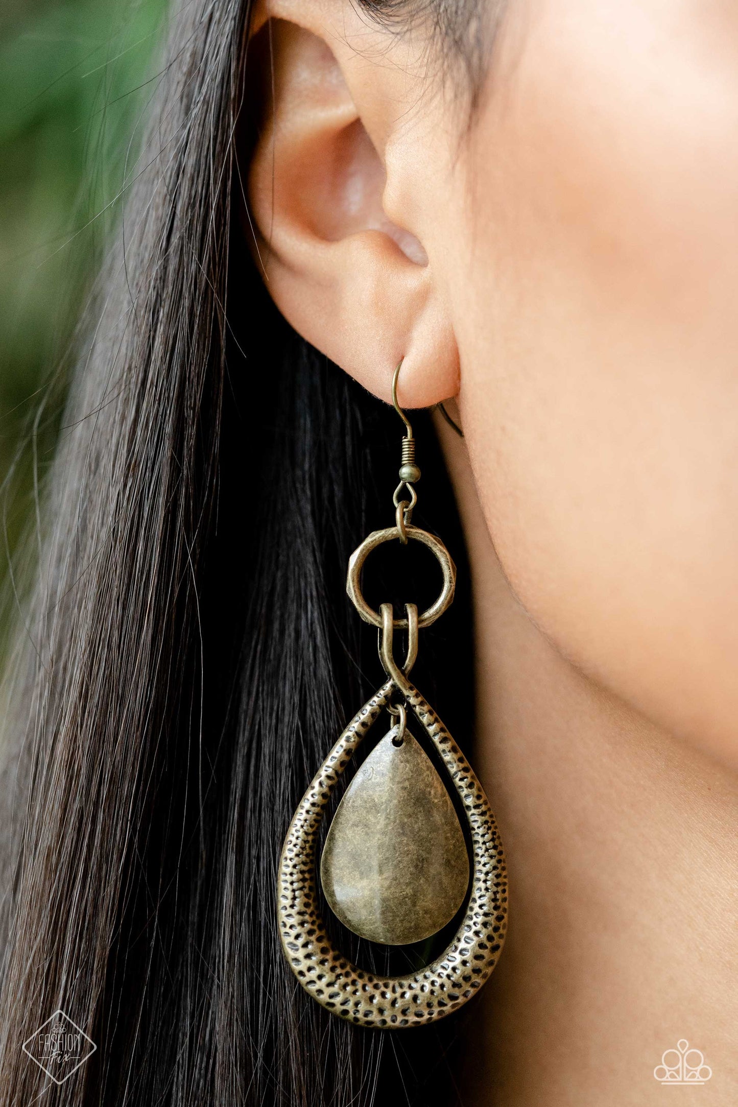 Forged Flare - Brass Earrings - Fashion Fix January 2023