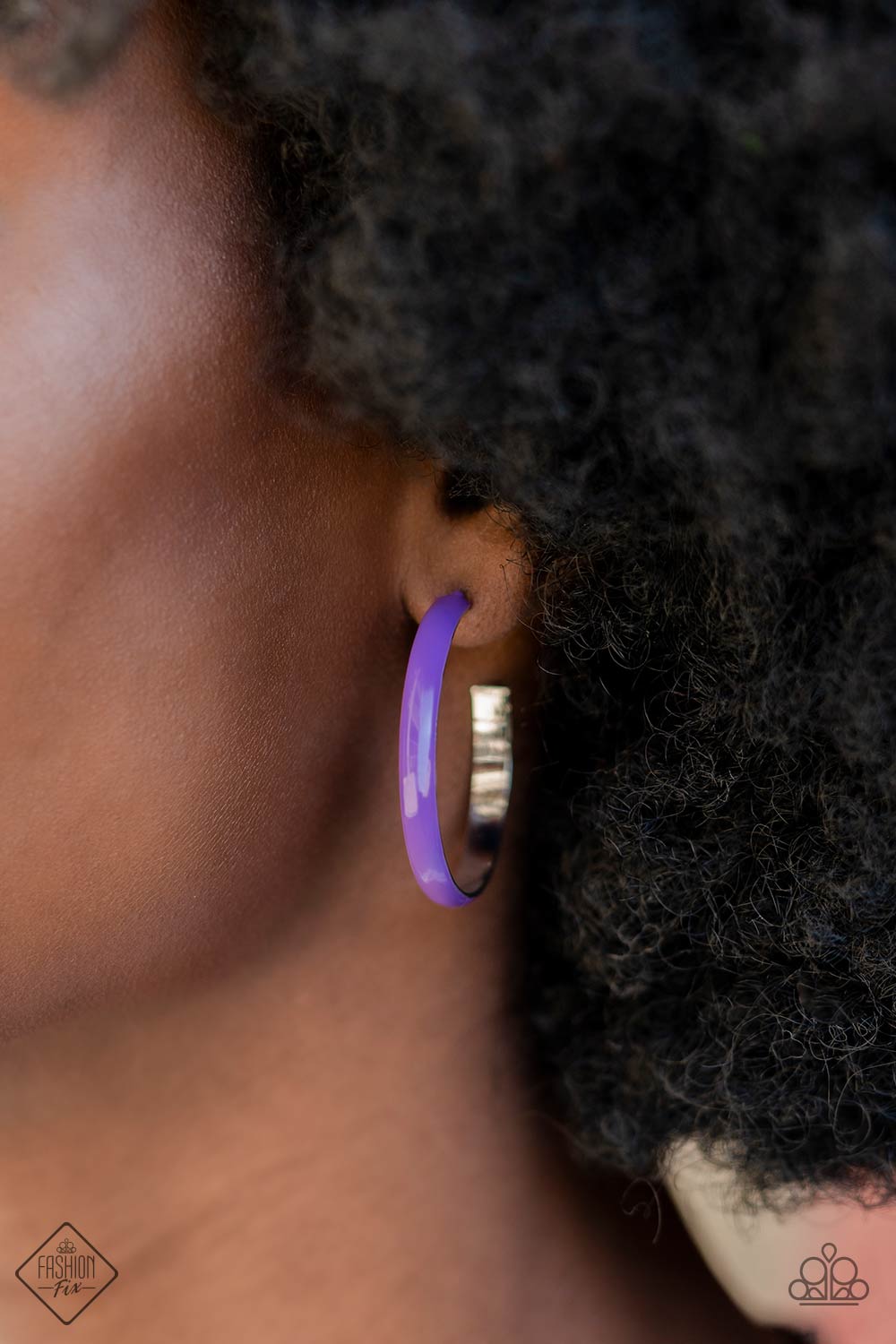 Groovy Glissando - Purple Earrings - Fashion Fix - December 2022