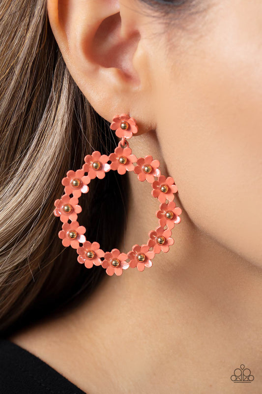 Daisy Meadows - Orange Earring