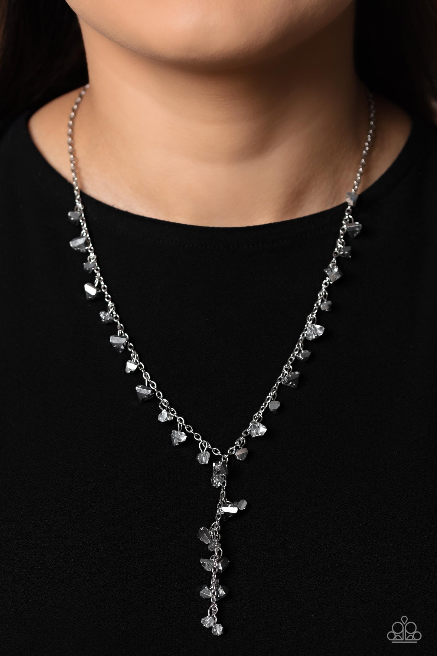 Chiseled Catwalk - Silver Necklace