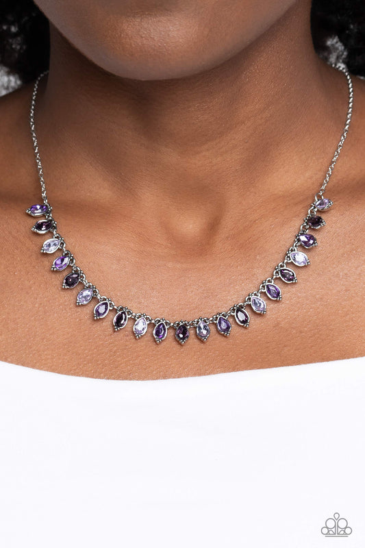 Fairy Light Fashion - Purple Necklace