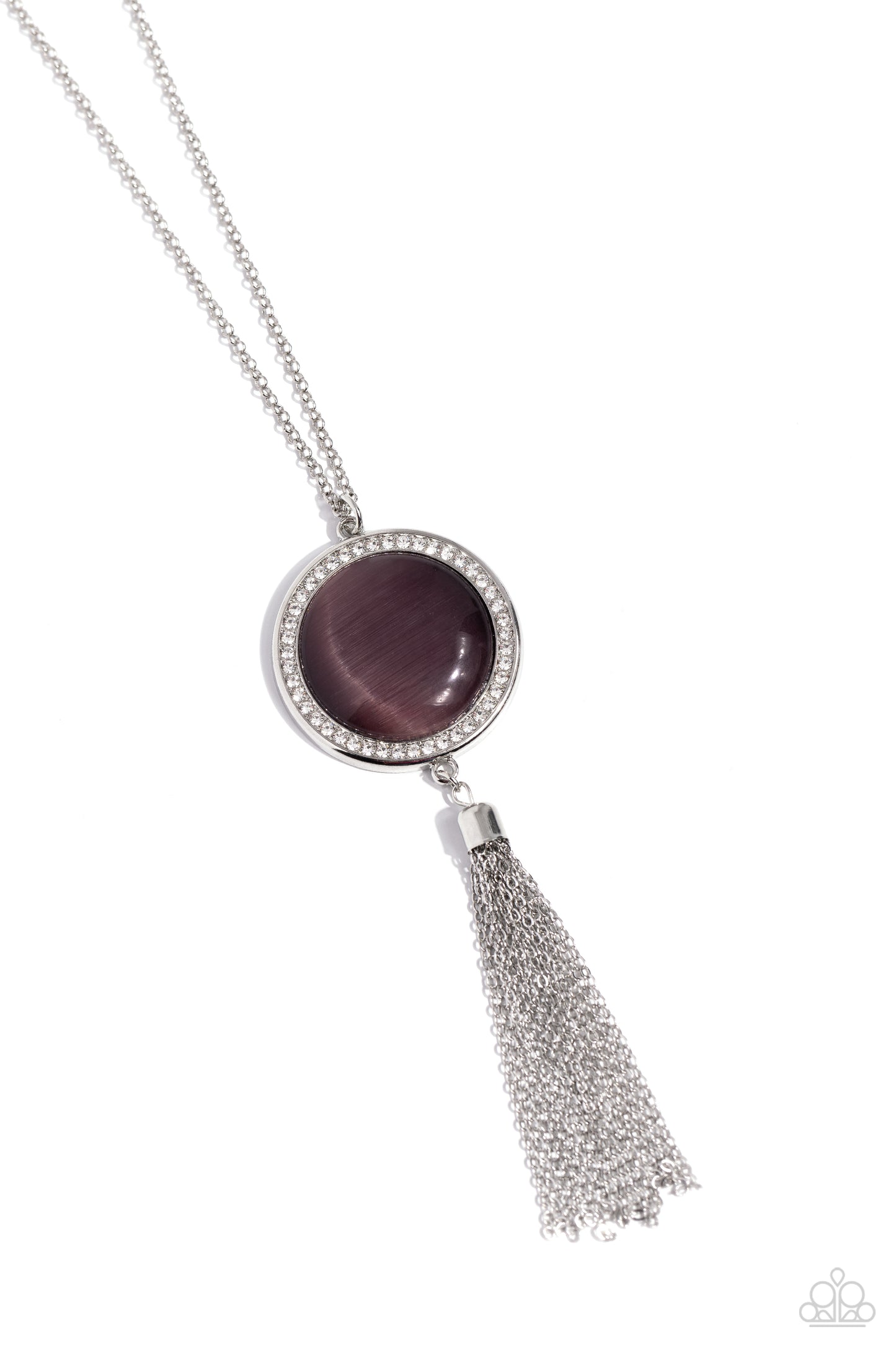 Tallahassee Tassel - Purple Necklace