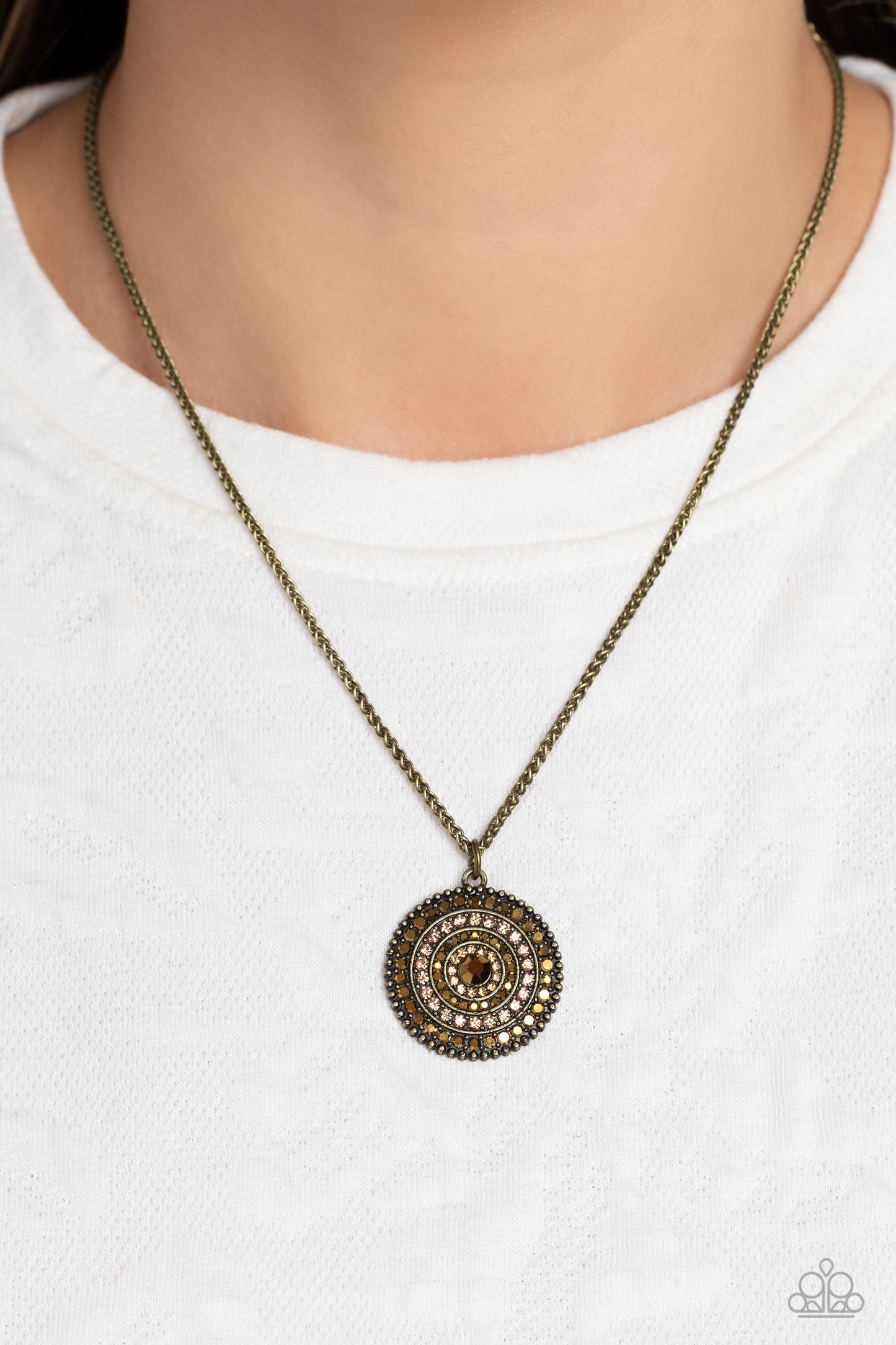 Mandala Masterpiece - Brass Necklace