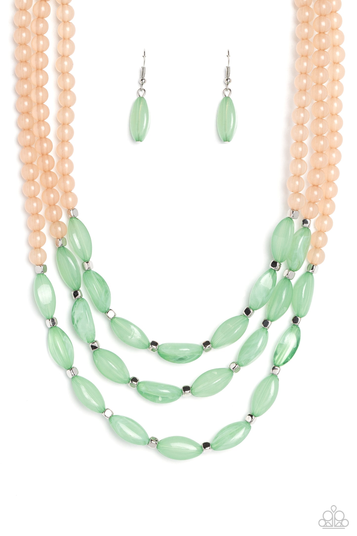 I BEAD You Now - Green Necklace