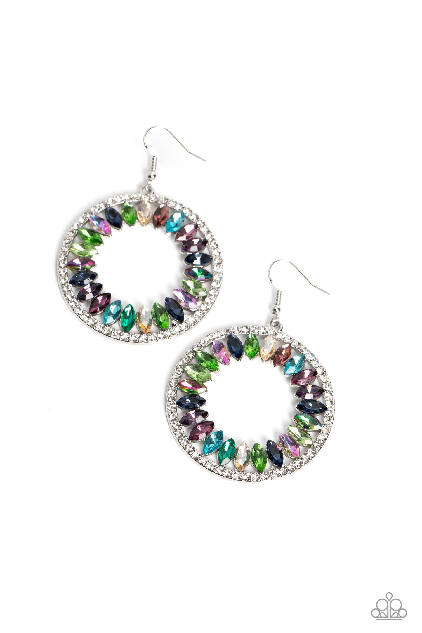 Wall Street Wreaths - Multi Earring