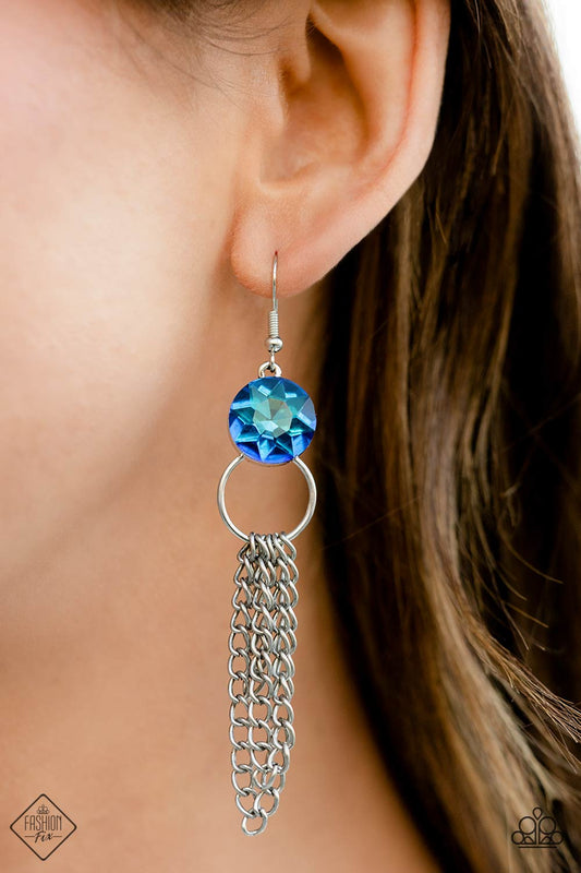 Arthurian A-Lister - Blue Earring - Fashion Fix - December 2022