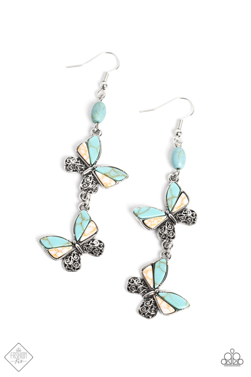 Spirited Soar - Blue Earring - Fashion Fix January 2023