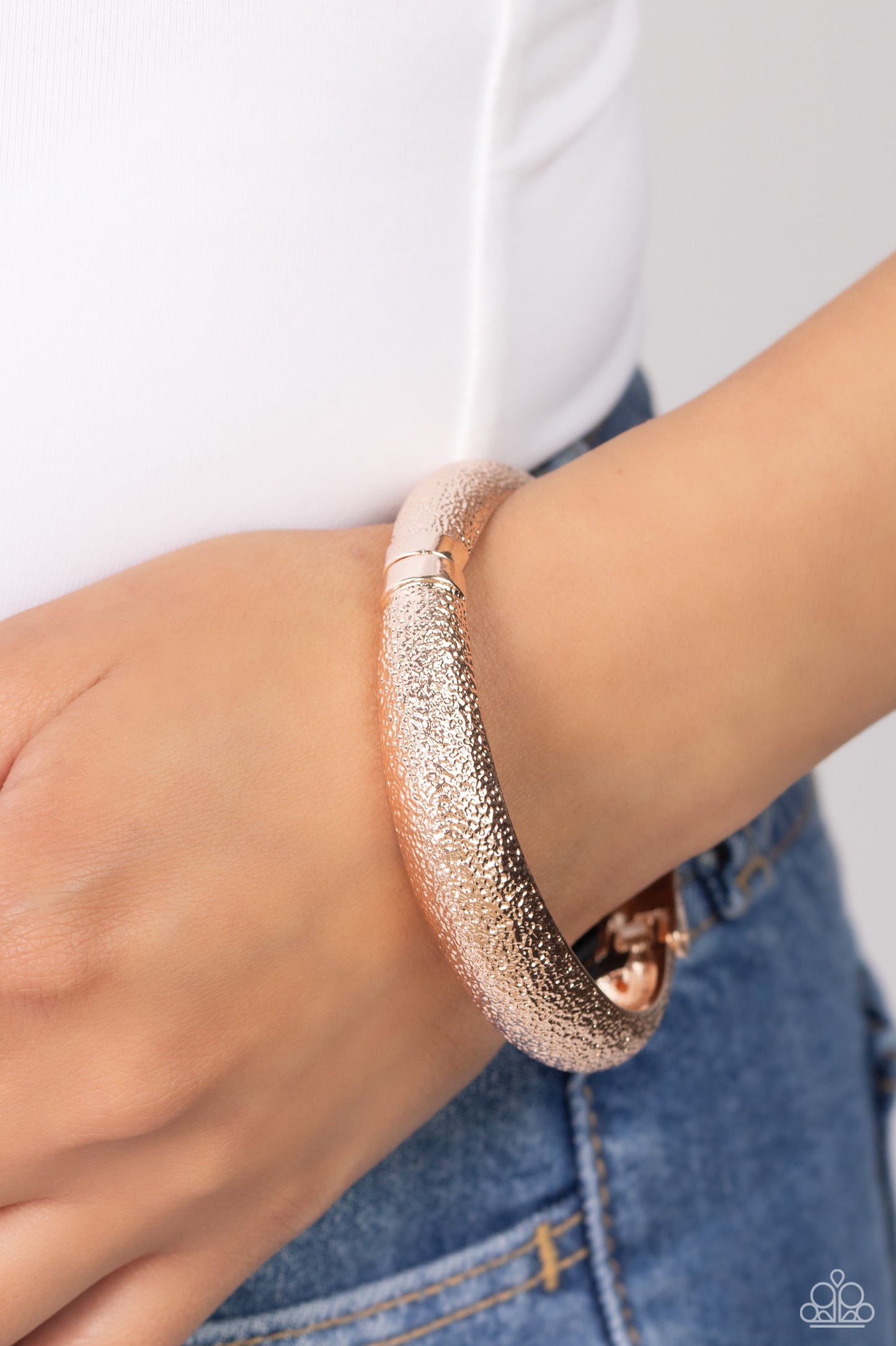 Rippling Reunion - Rose Gold Bracelet