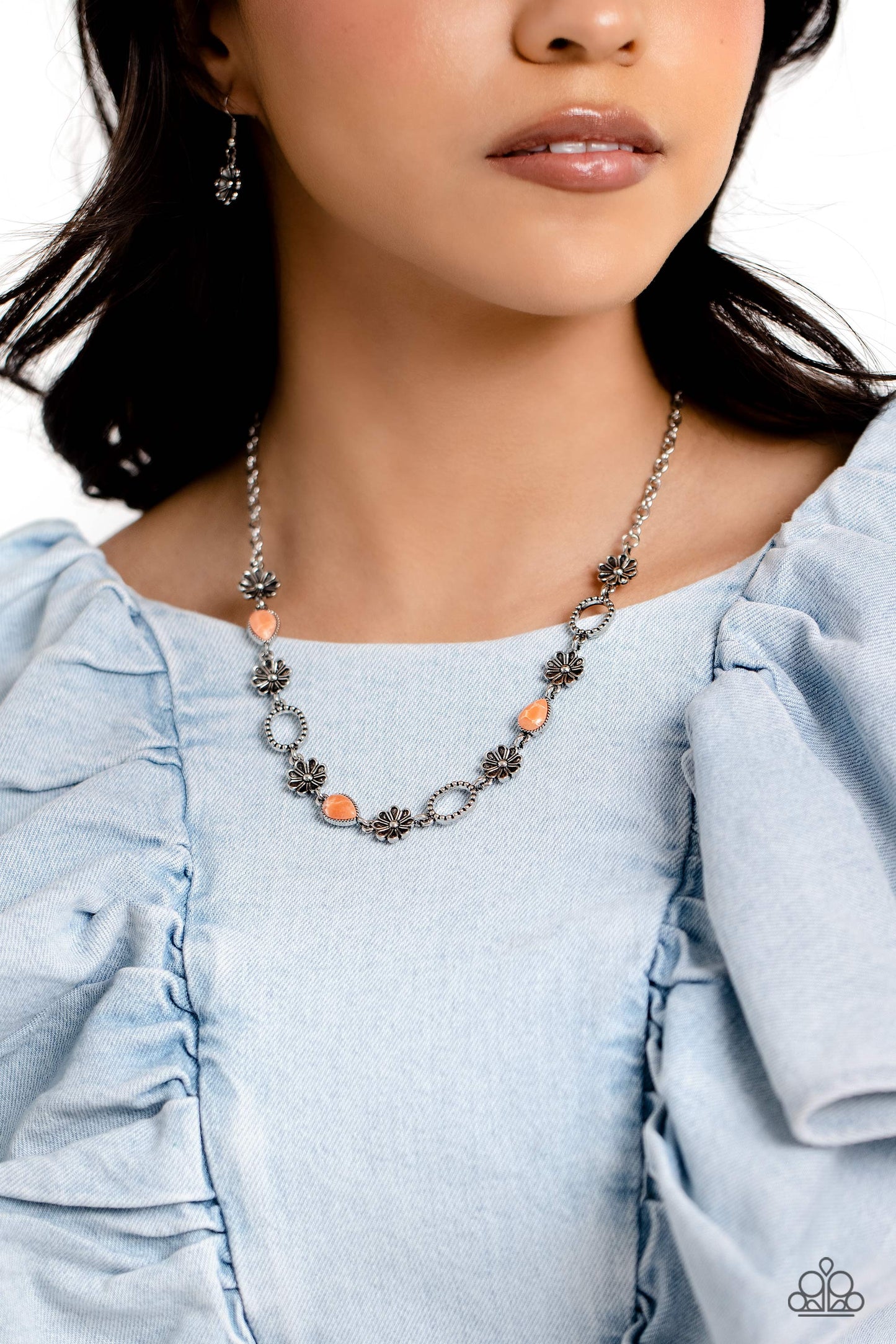 Casablanca Chic - Orange Necklace