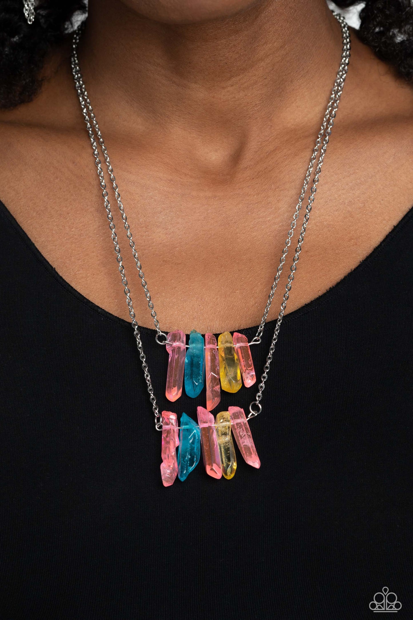 Crystal Catwalk - Multi Necklace