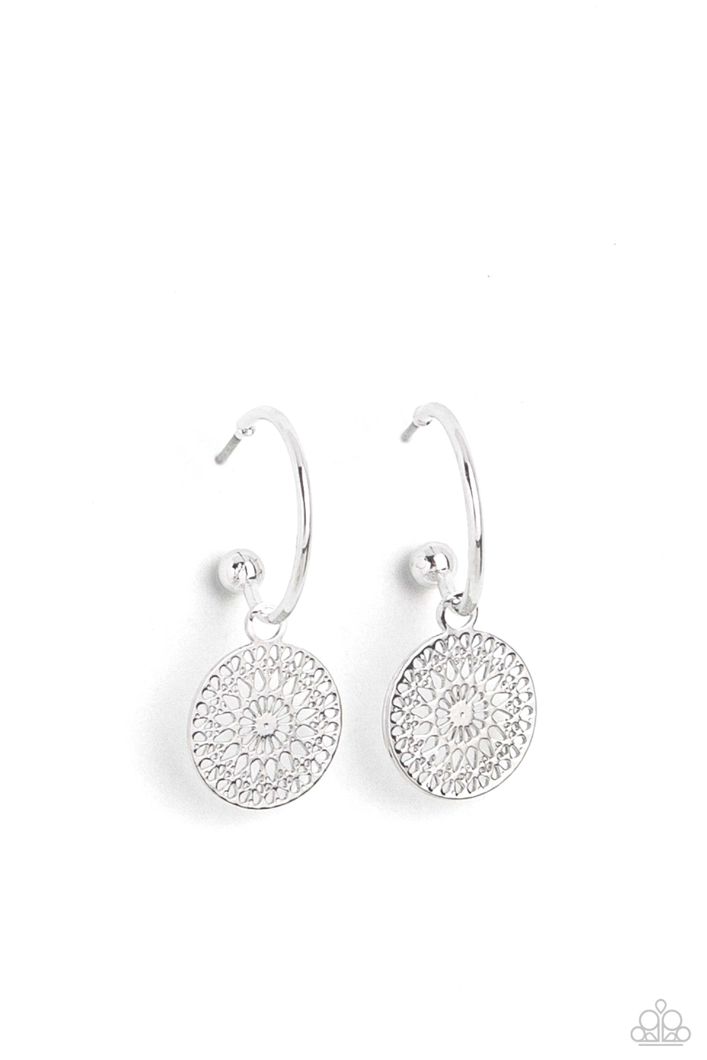 Mandala Maiden - Silver Earring