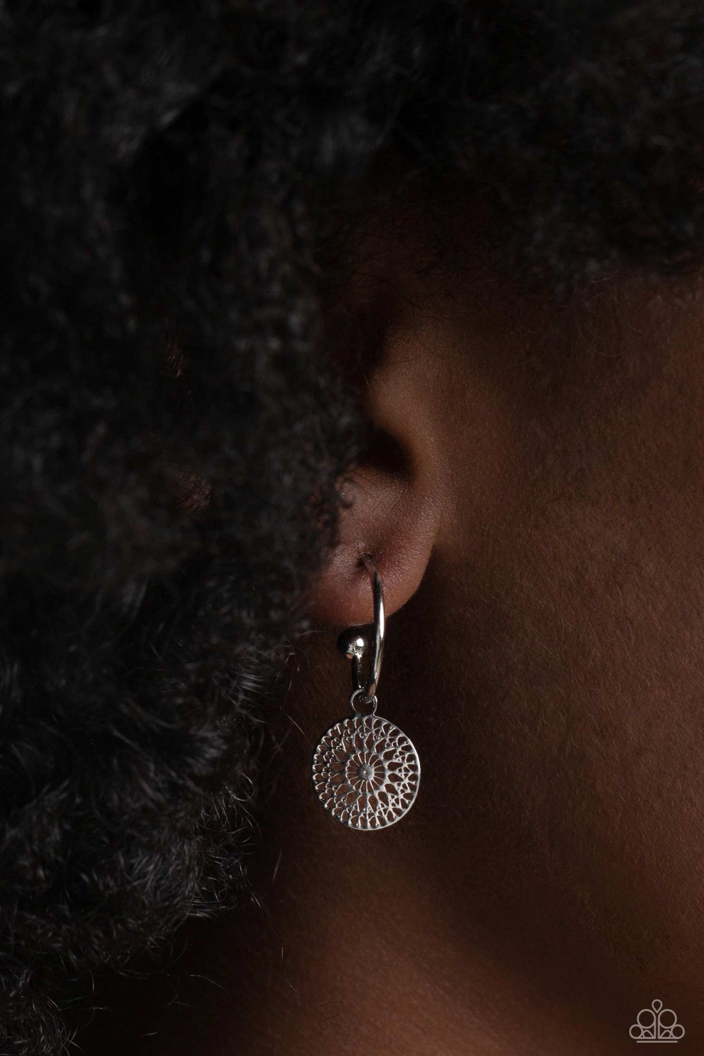 Mandala Maiden - Silver Earring