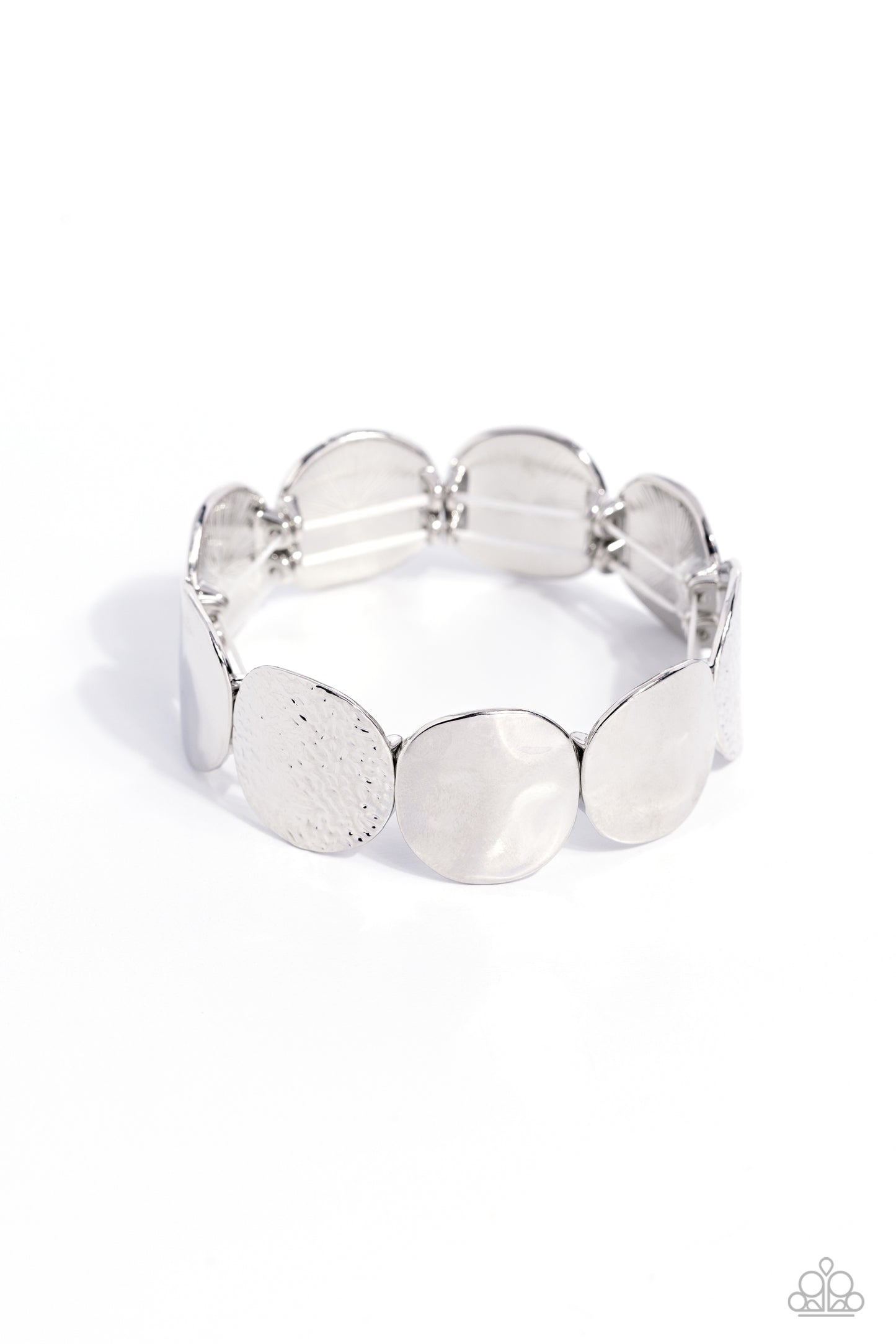 Rippling Record - Silver Bracelet