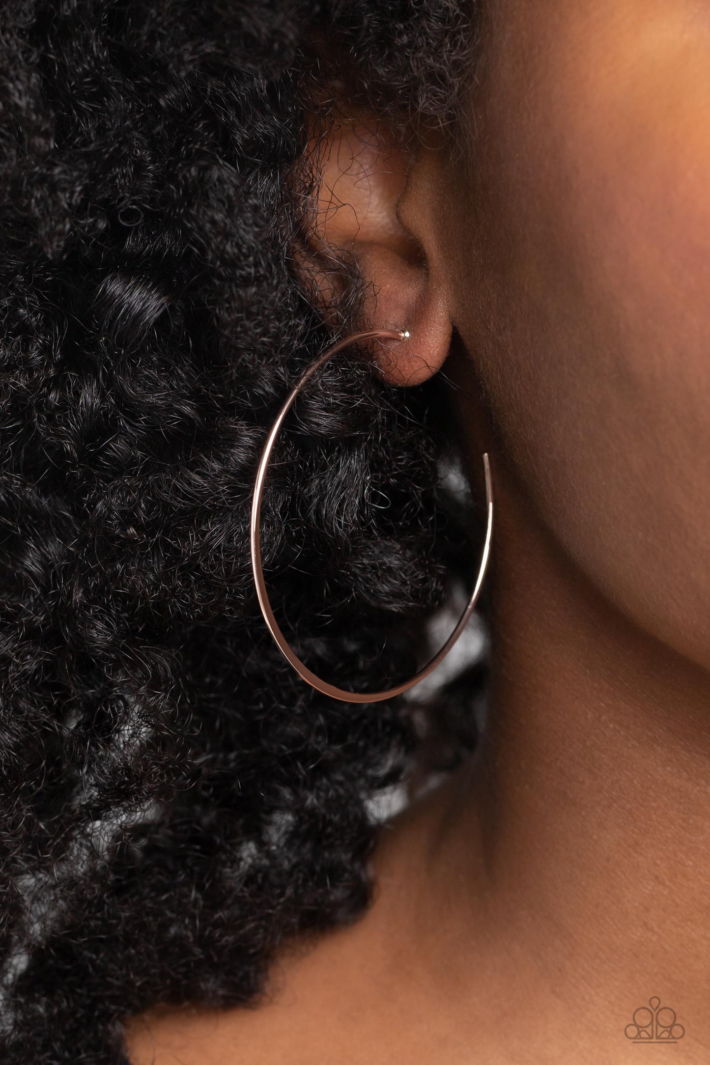 Seize the Sheen - Rose Gold Earring