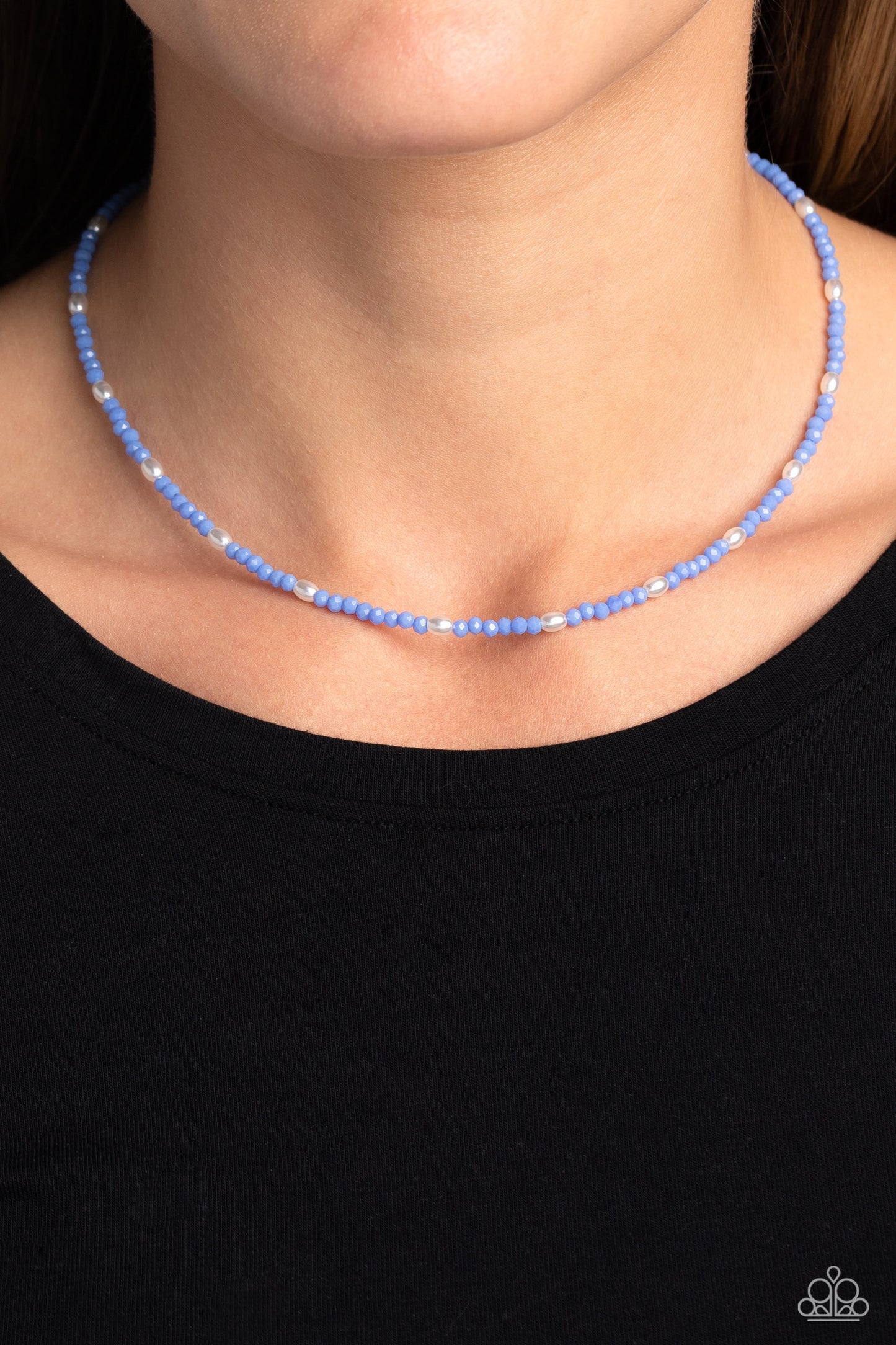 Beaded Blitz - Blue Necklace