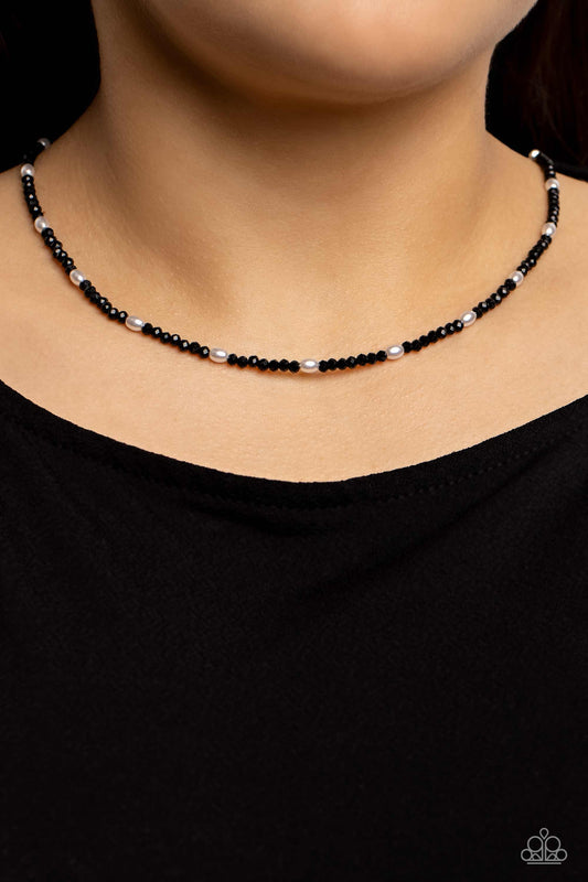 Beaded Blitz - Black Necklace