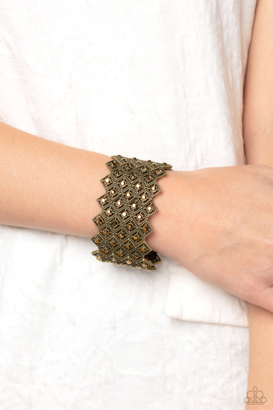 DECO in the Rough - Brass Bracelet