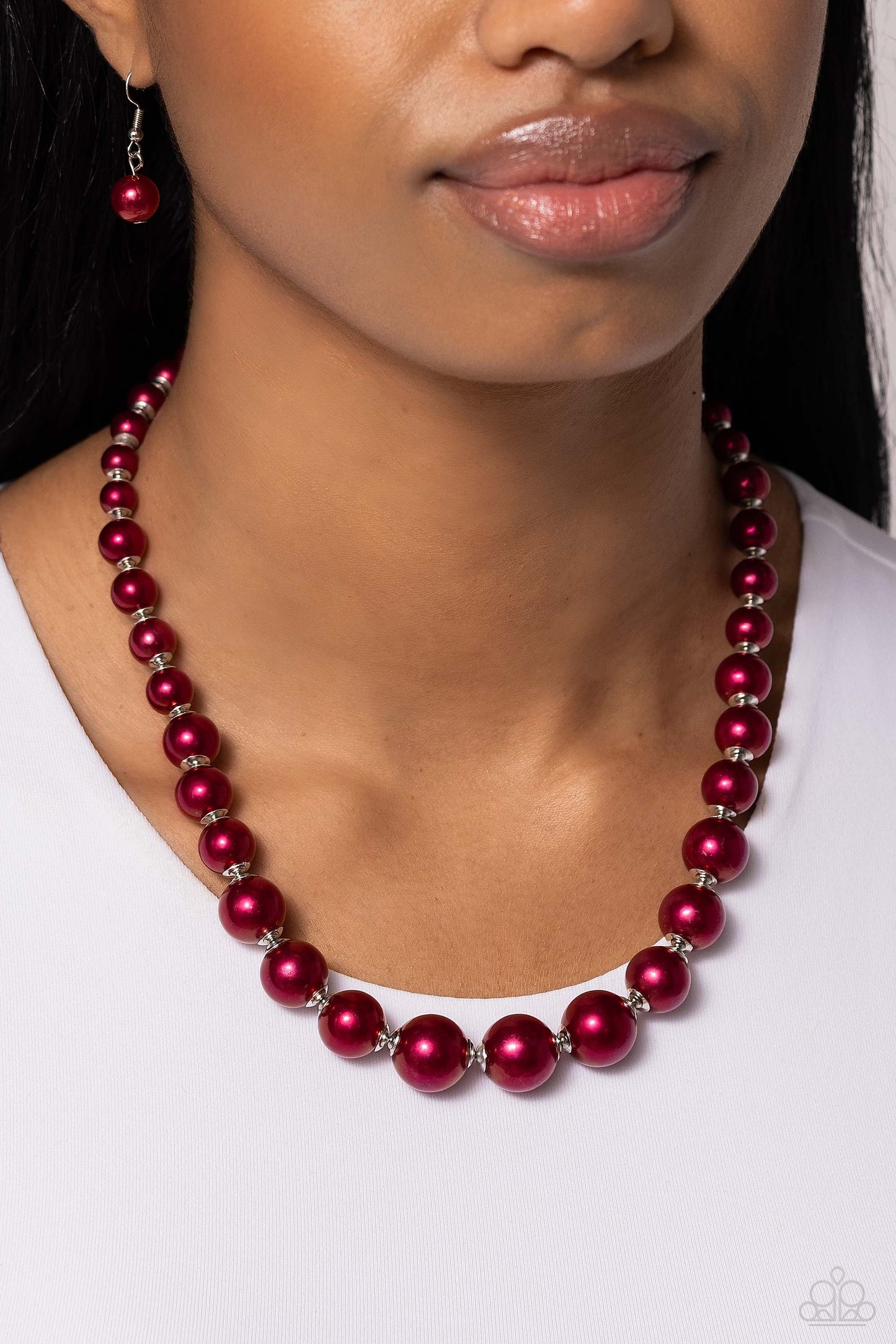 Manhattan Mogul - Red Necklace