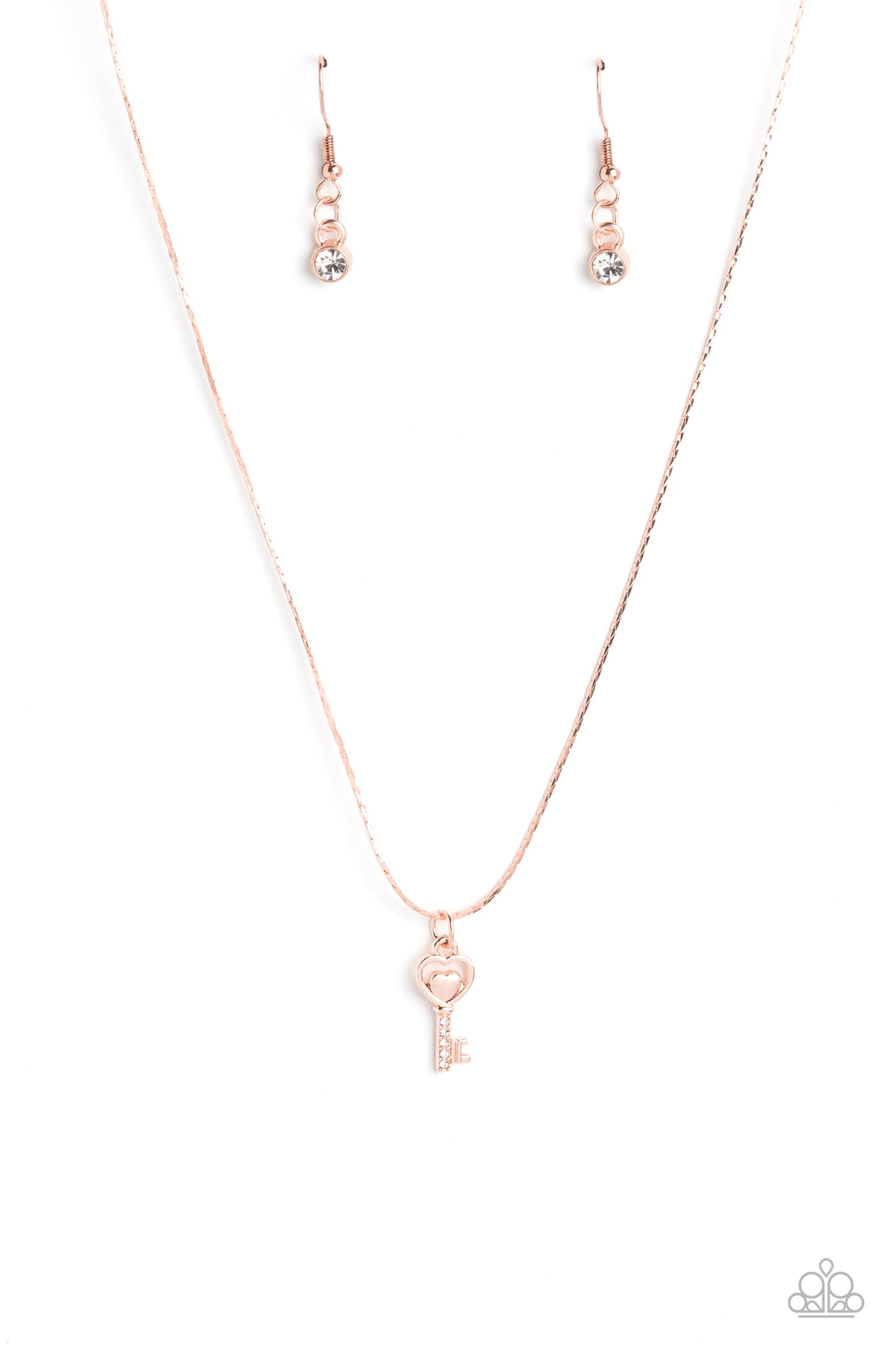 LOVE-Locked - Rose Gold Necklace