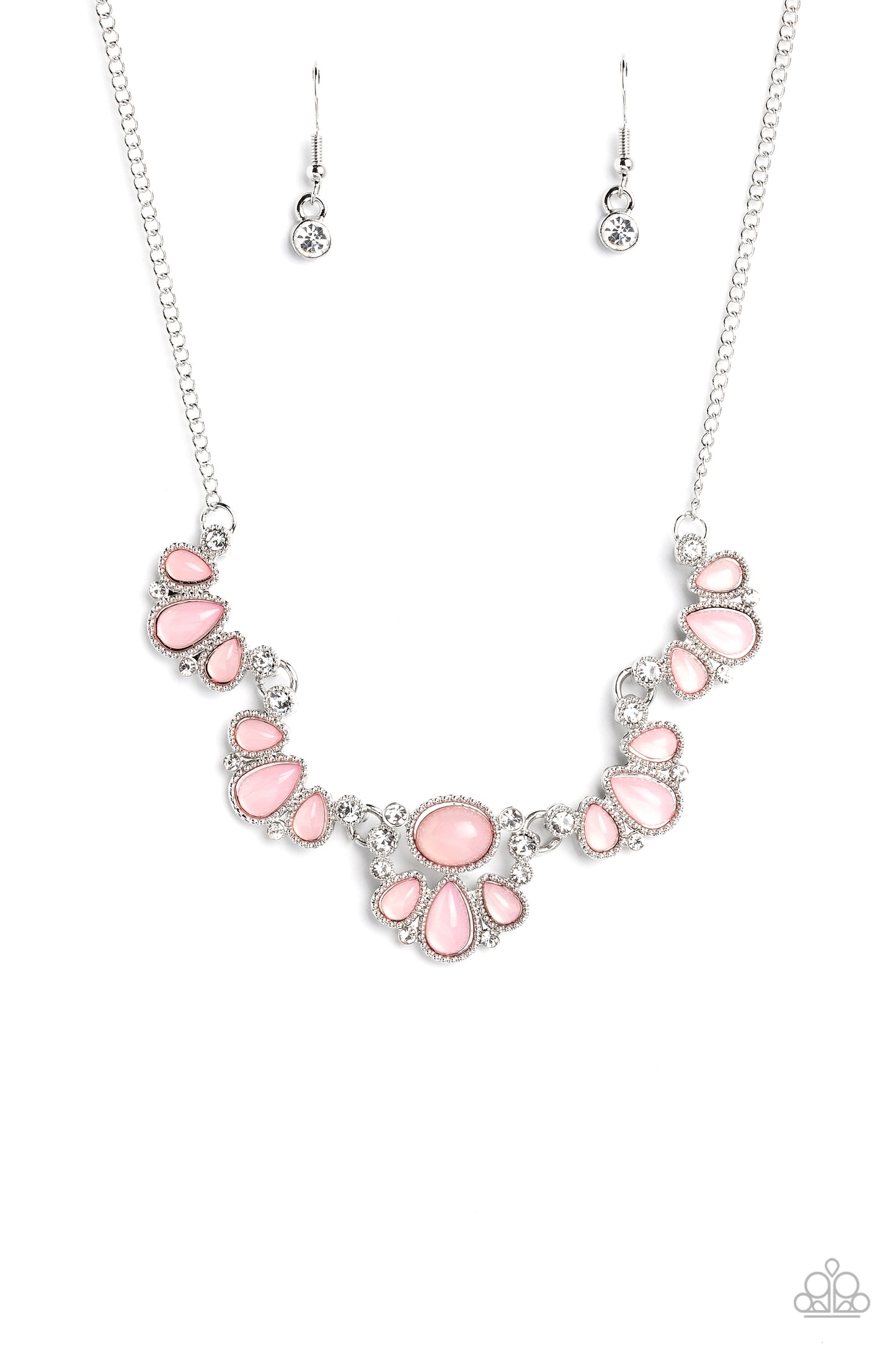 Dancing Dimension - Pink Necklace