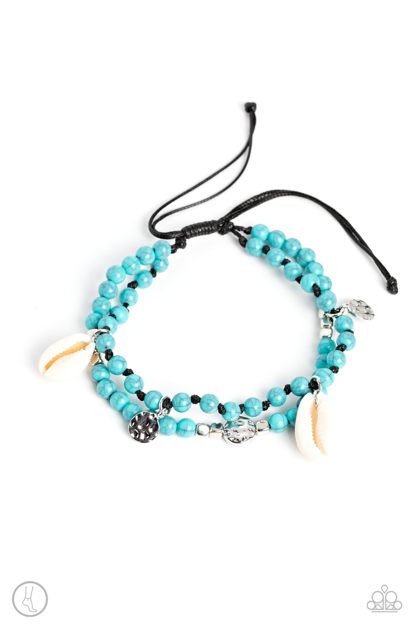 Buy and SHELL - Blue Anklet