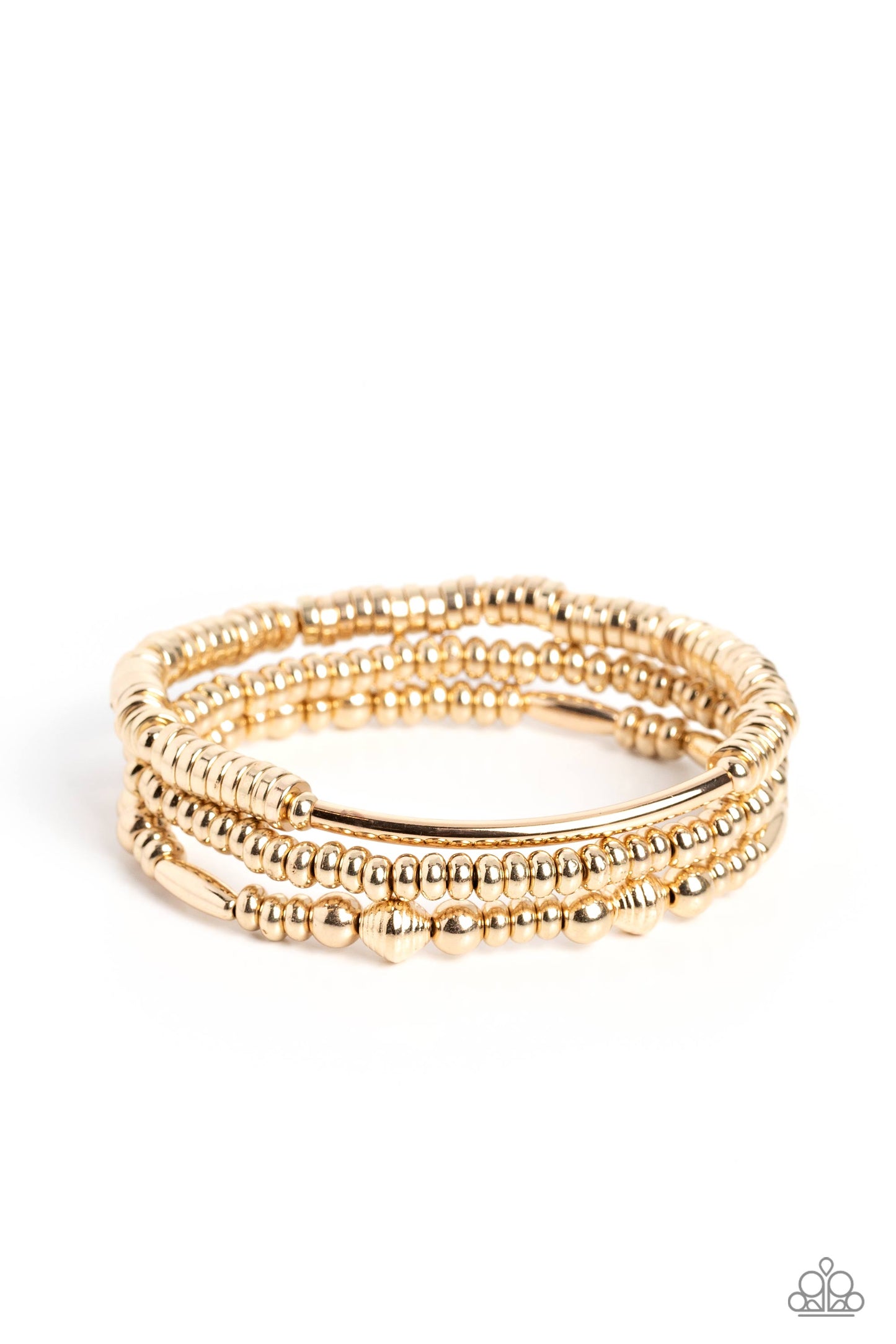 Monochromatic Medley - Gold Bracelet