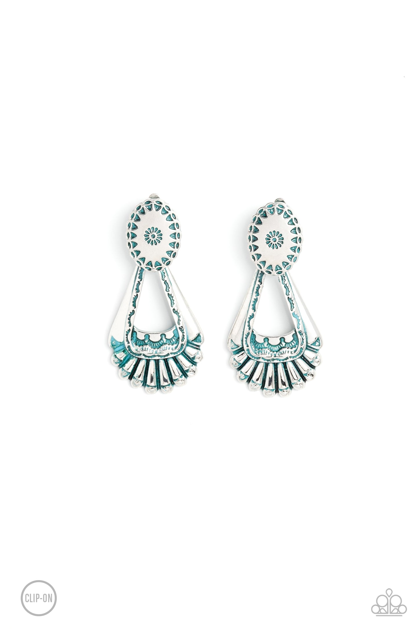 Casablanca Chandeliers - Blue Earring