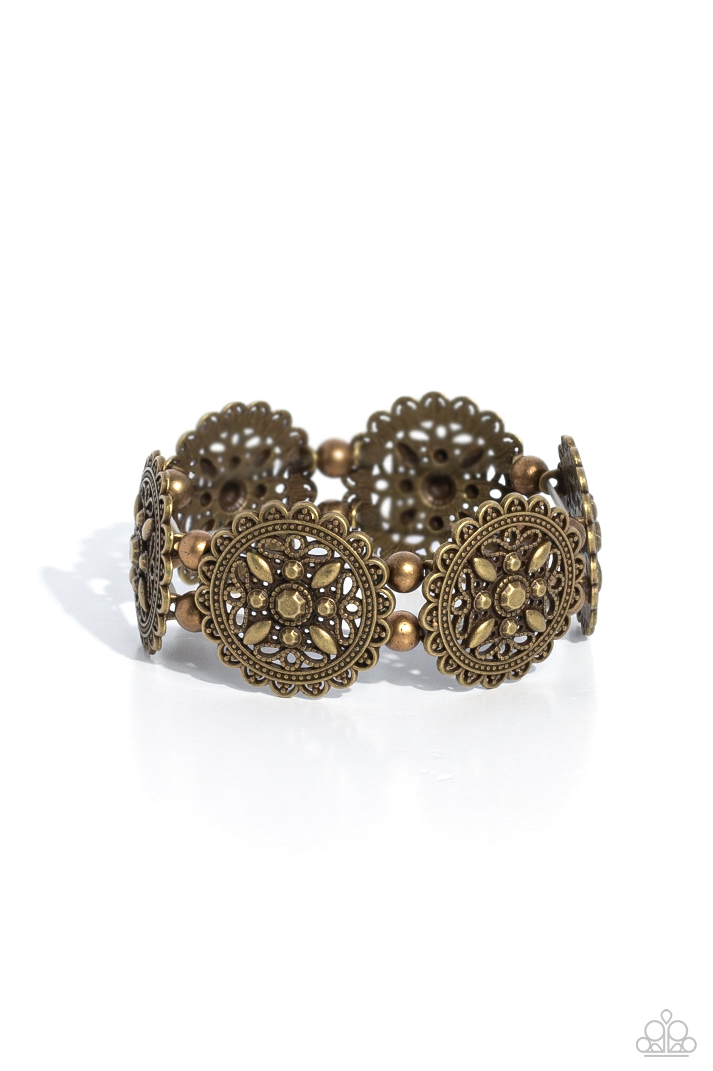 Leave of Lace - Brass Bracelet