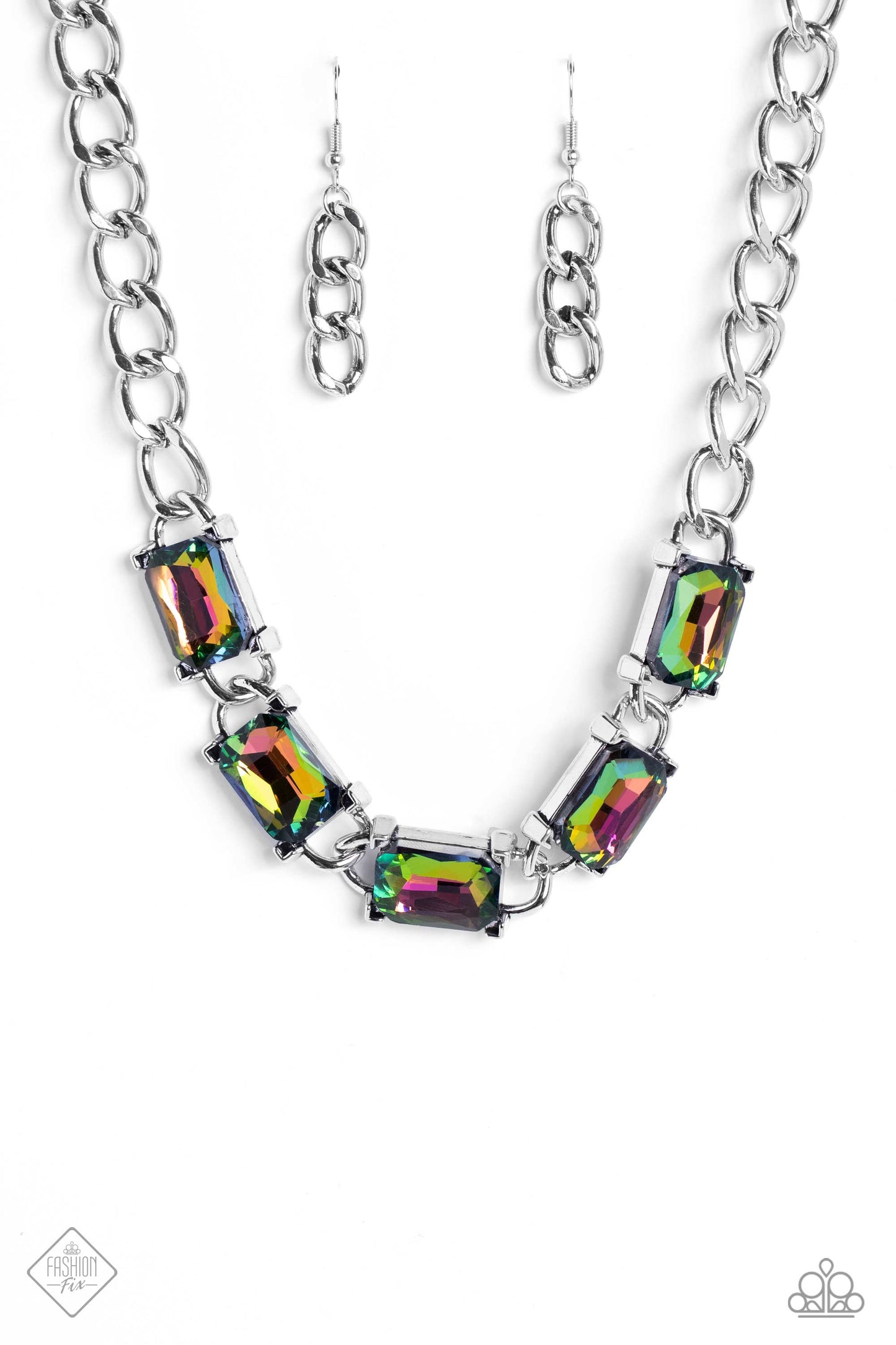 Radiating Review - Multi Oil Spill Necklace - Fashion Fix June 2023