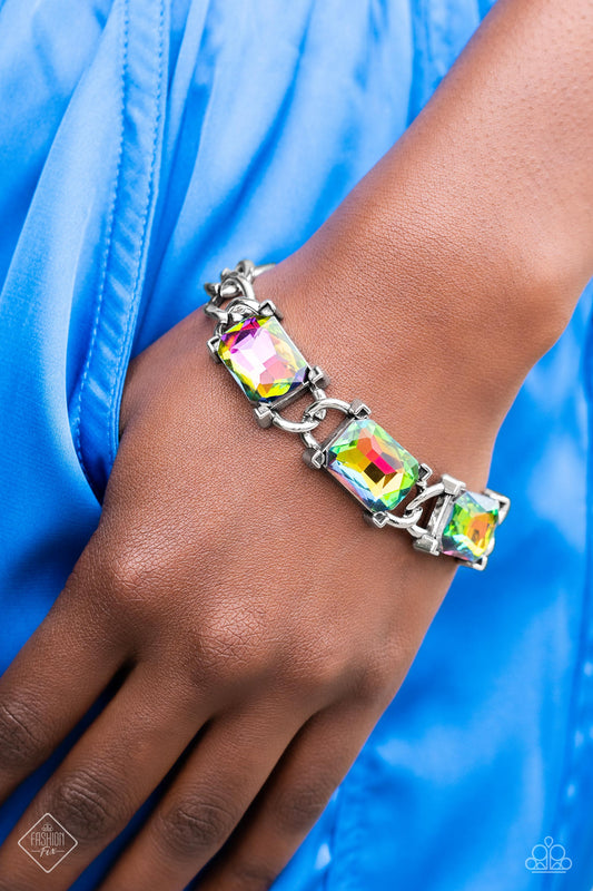 Dazzling Debut - Multi Oil Spill Bracelet - Fashion Fix June 2023