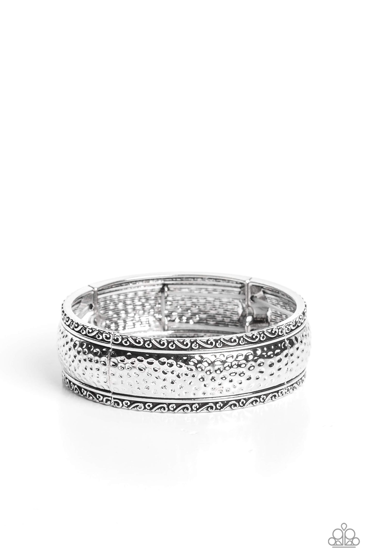 Textile Tenor - Silver Bracelet