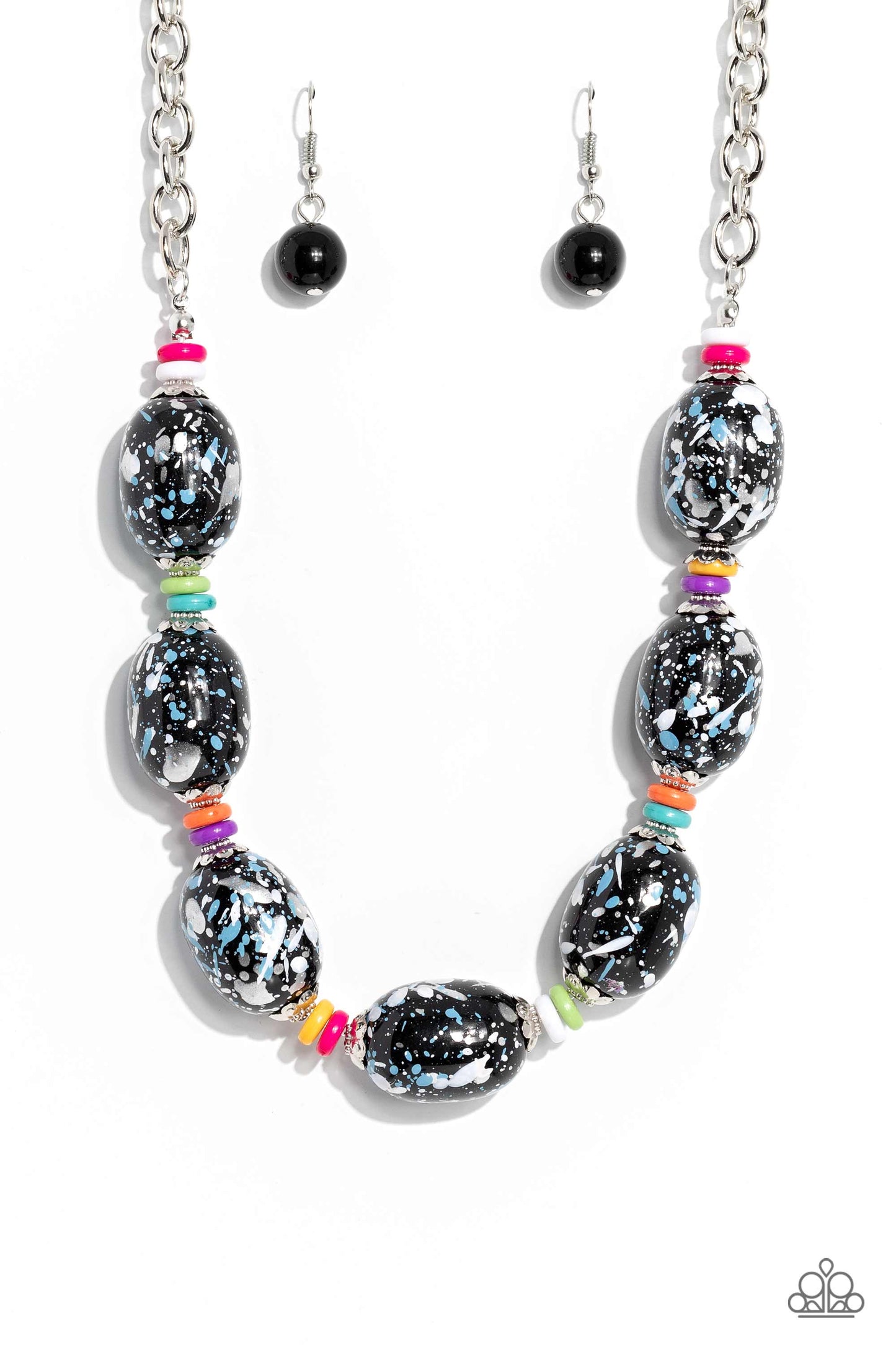 No Laughing SPLATTER - Multi Necklace