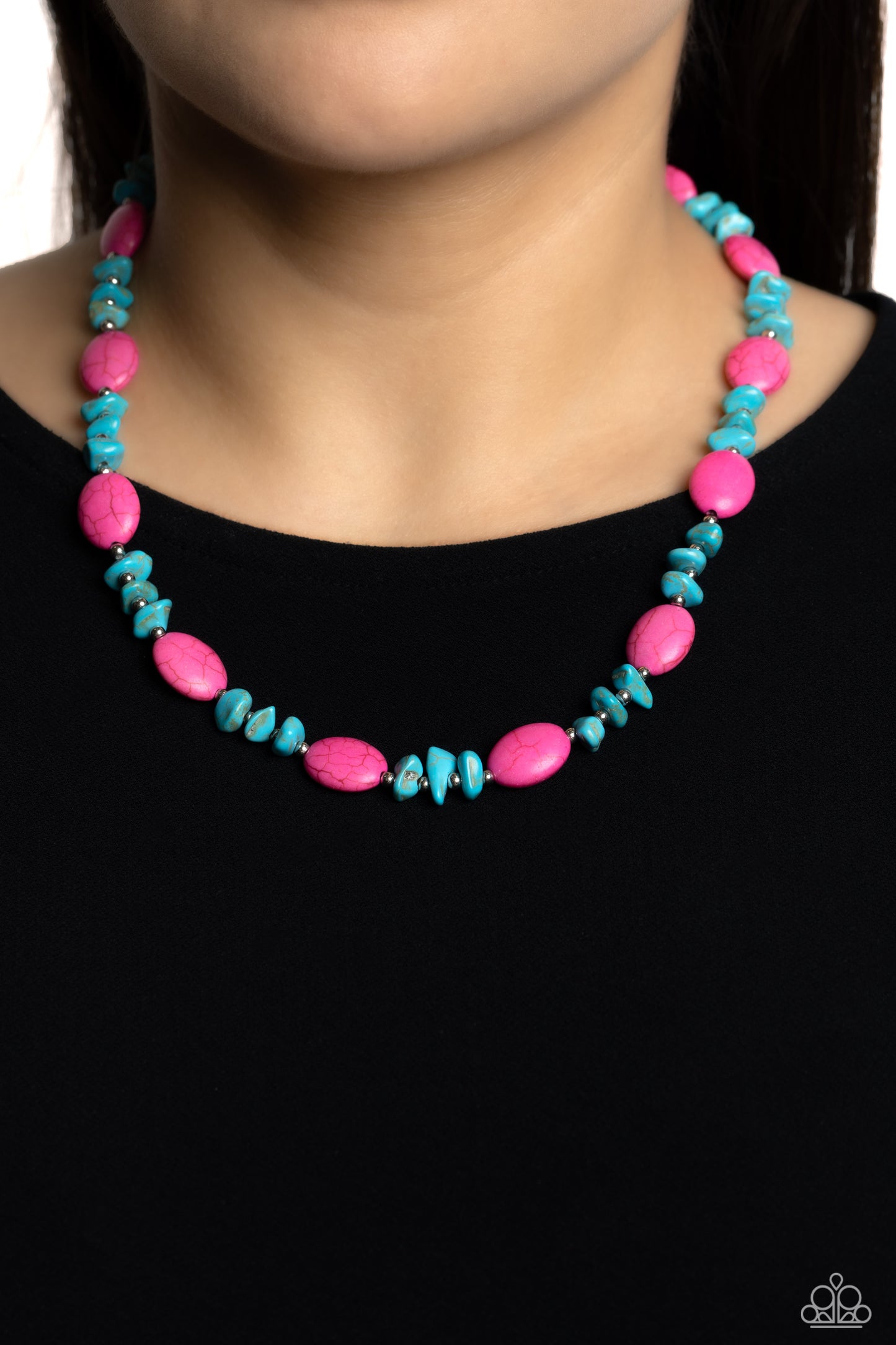 Stone Age Showcase - Pink Necklace