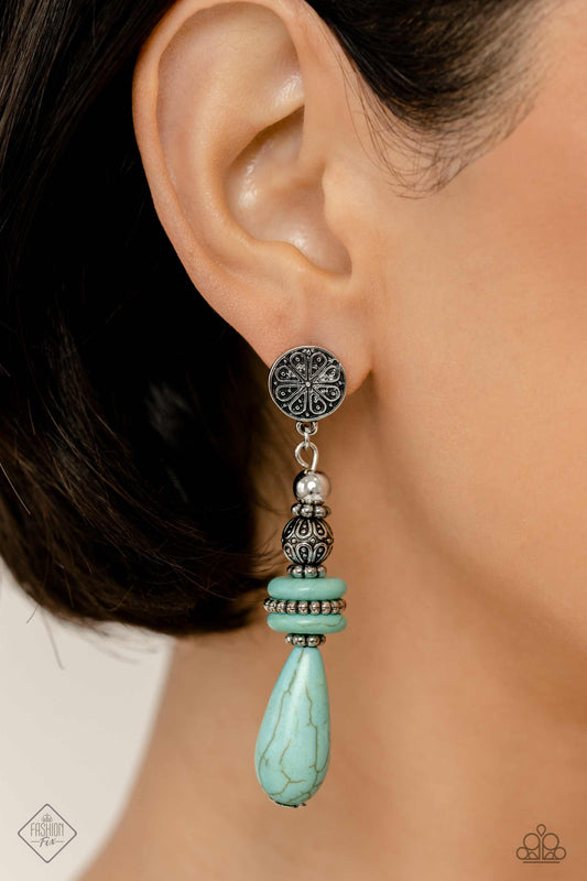 Desert Fever - Turquoise Stone Earring - Fashion Fix May 2023