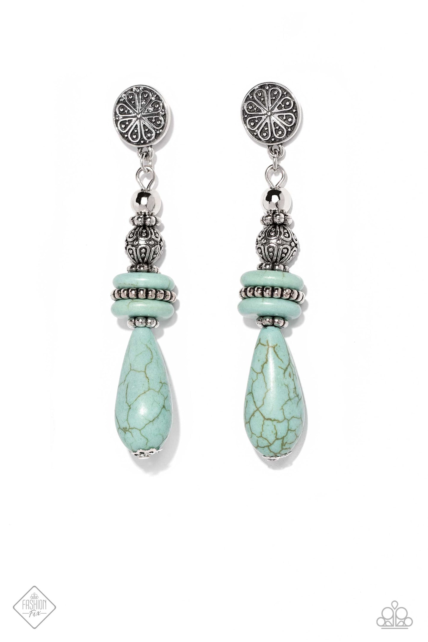 Desert Fever - Turquoise Stone Earring - Fashion Fix May 2023