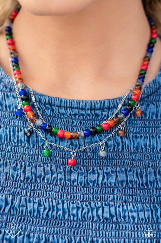 BEAD All About It - Red Necklace - Fashion Fix August 2023