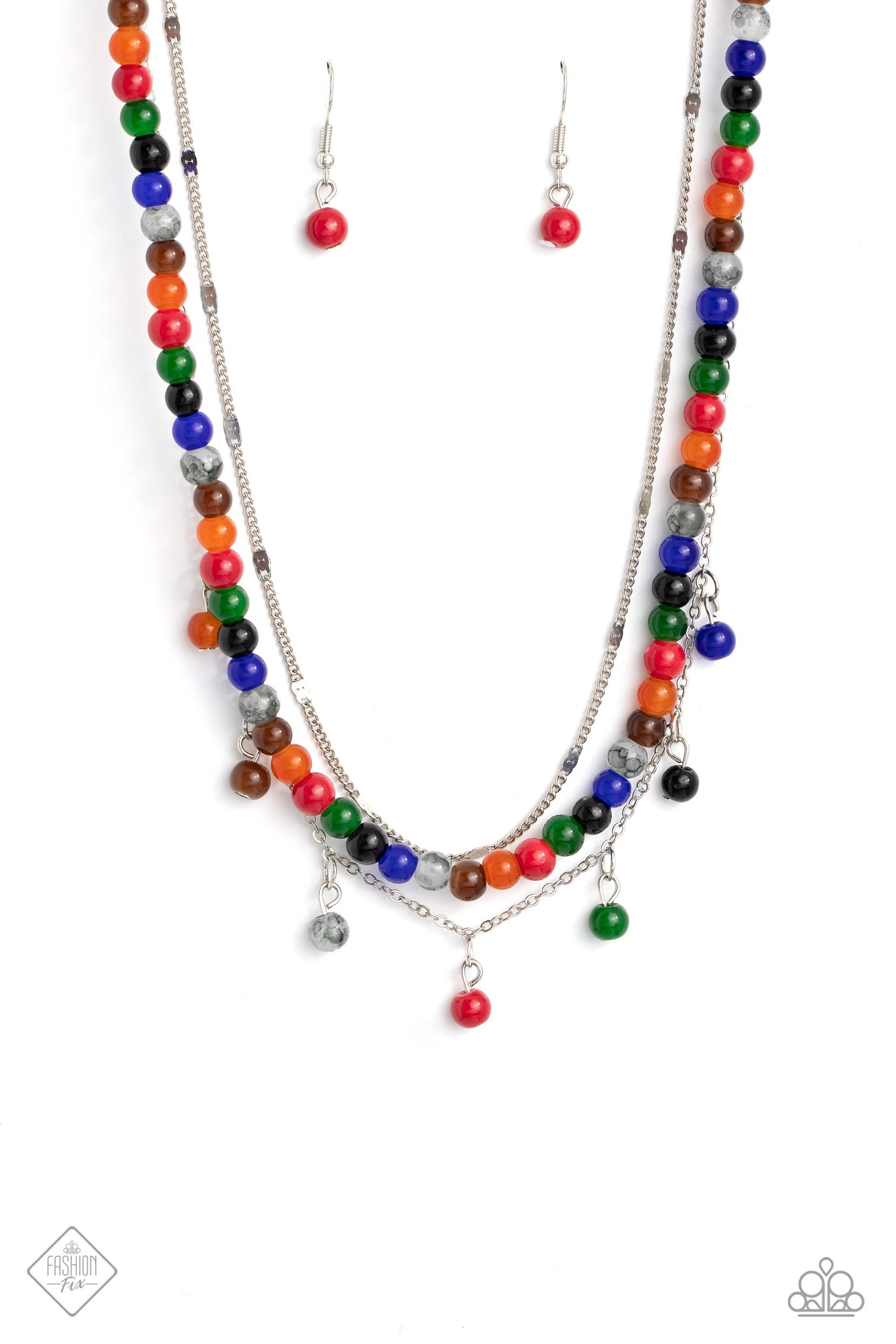 BEAD All About It - Red Necklace - Fashion Fix August 2023