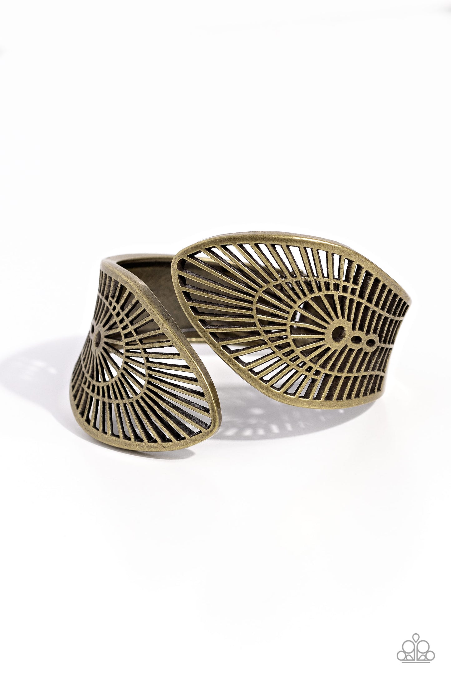 Palatial Palms - Brass Bracelet