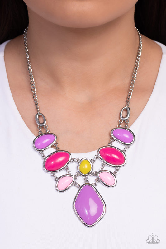 Dreamily Decked Out - Multi Necklace