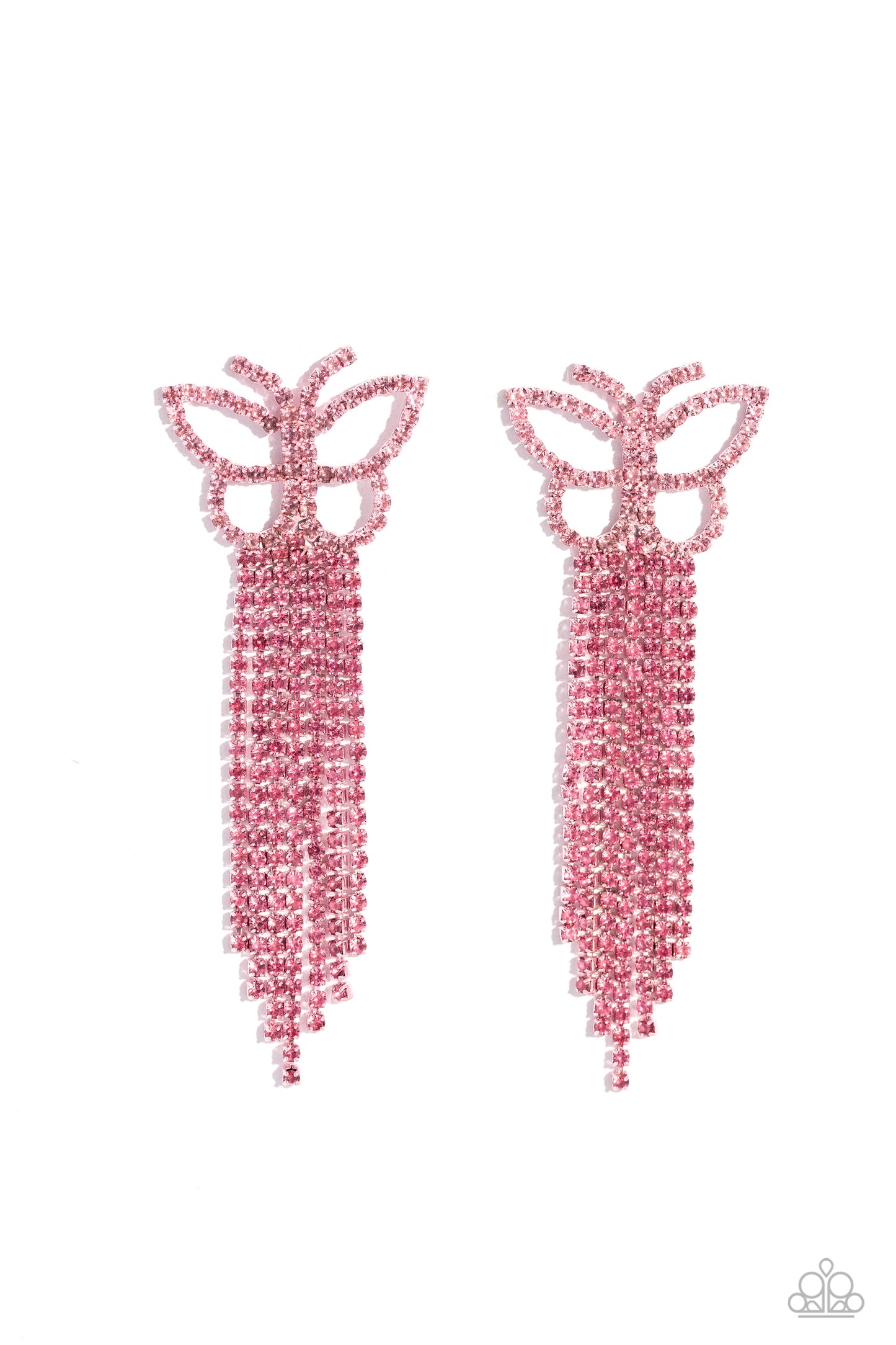 Billowing Butterflies - Pink Earring