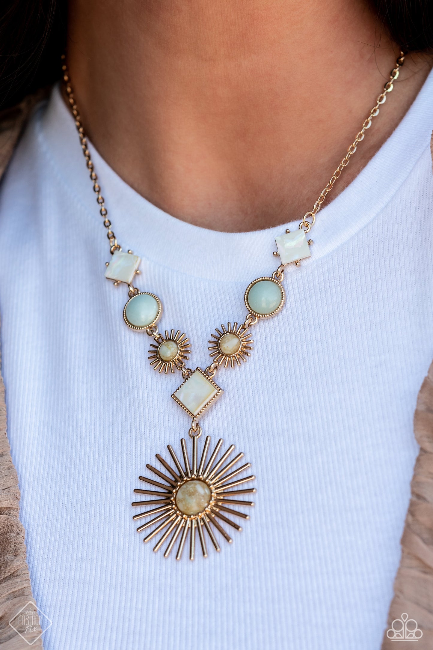 Sunburst Style - Gold Necklace - Fashion Fix September 2023