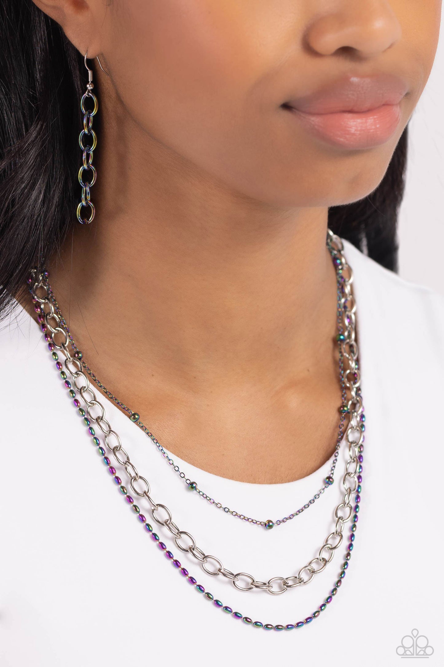 Mardi Gras Mayhem - Multi Necklace