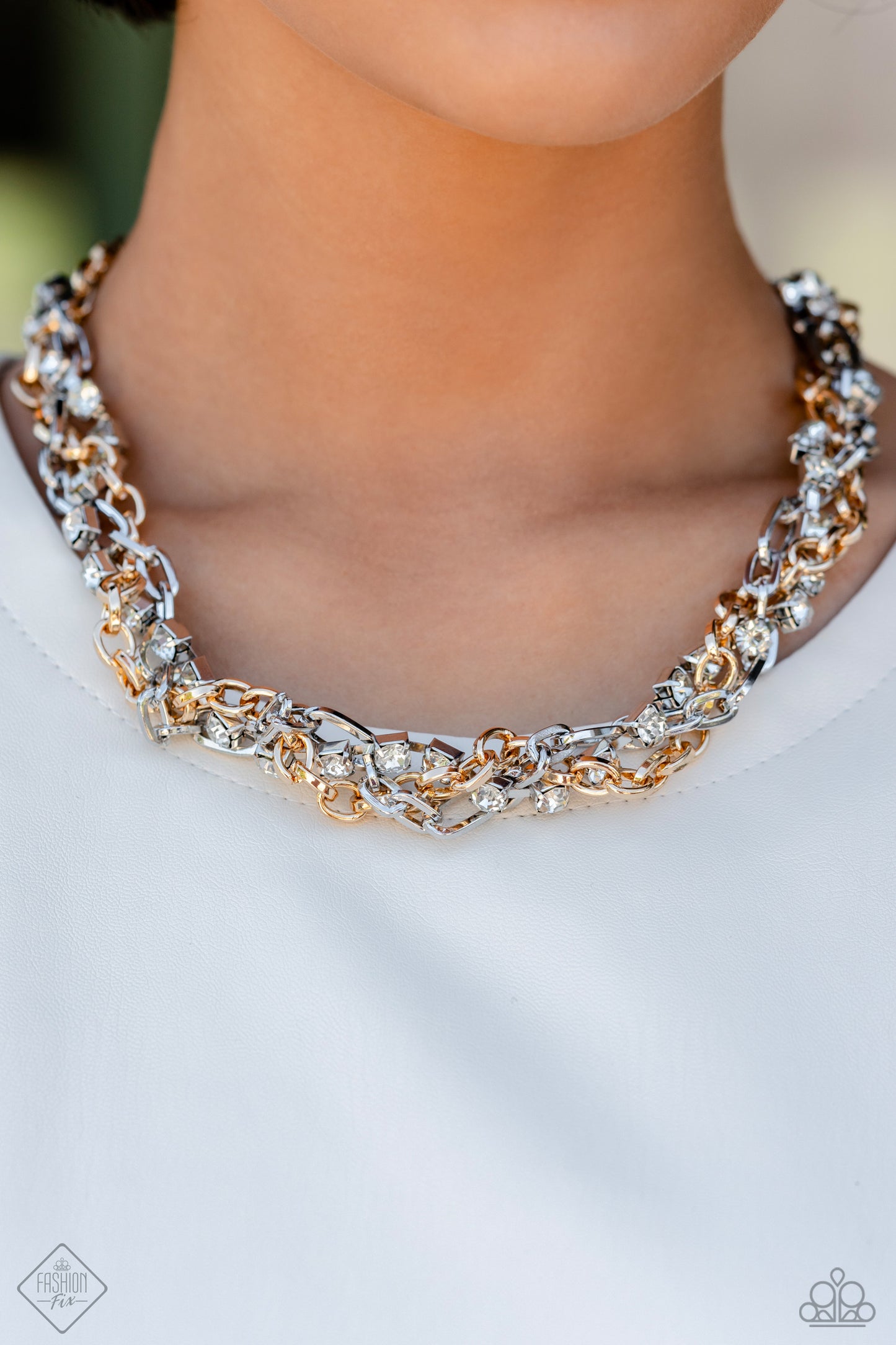 Totally Two-Toned - Silver & Gold Necklace - Fashion Fix September 2023