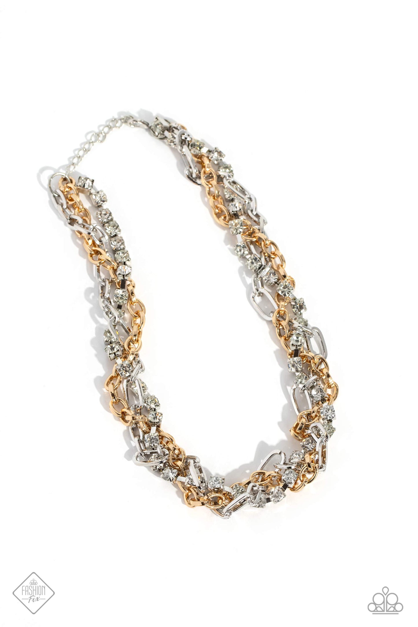 Totally Two-Toned - Silver & Gold Necklace - Fashion Fix September 2023