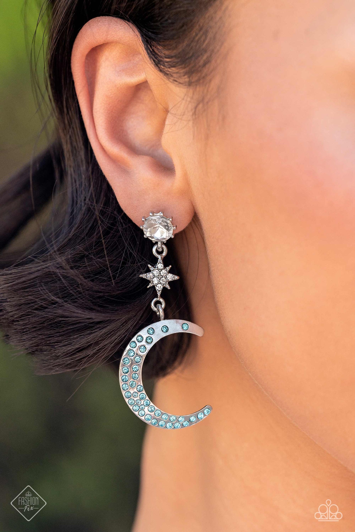 Galactic Grouping - Blue Earring - Fashion Fix August 2023