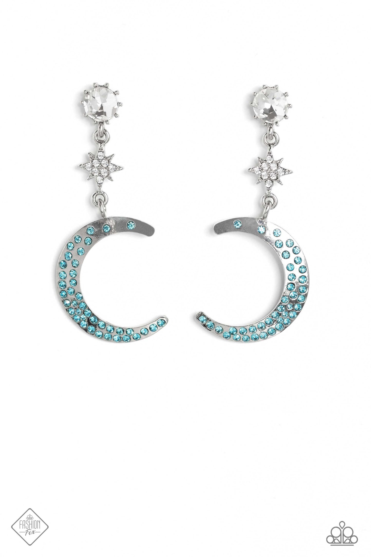 Galactic Grouping - Blue Earring - Fashion Fix August 2023