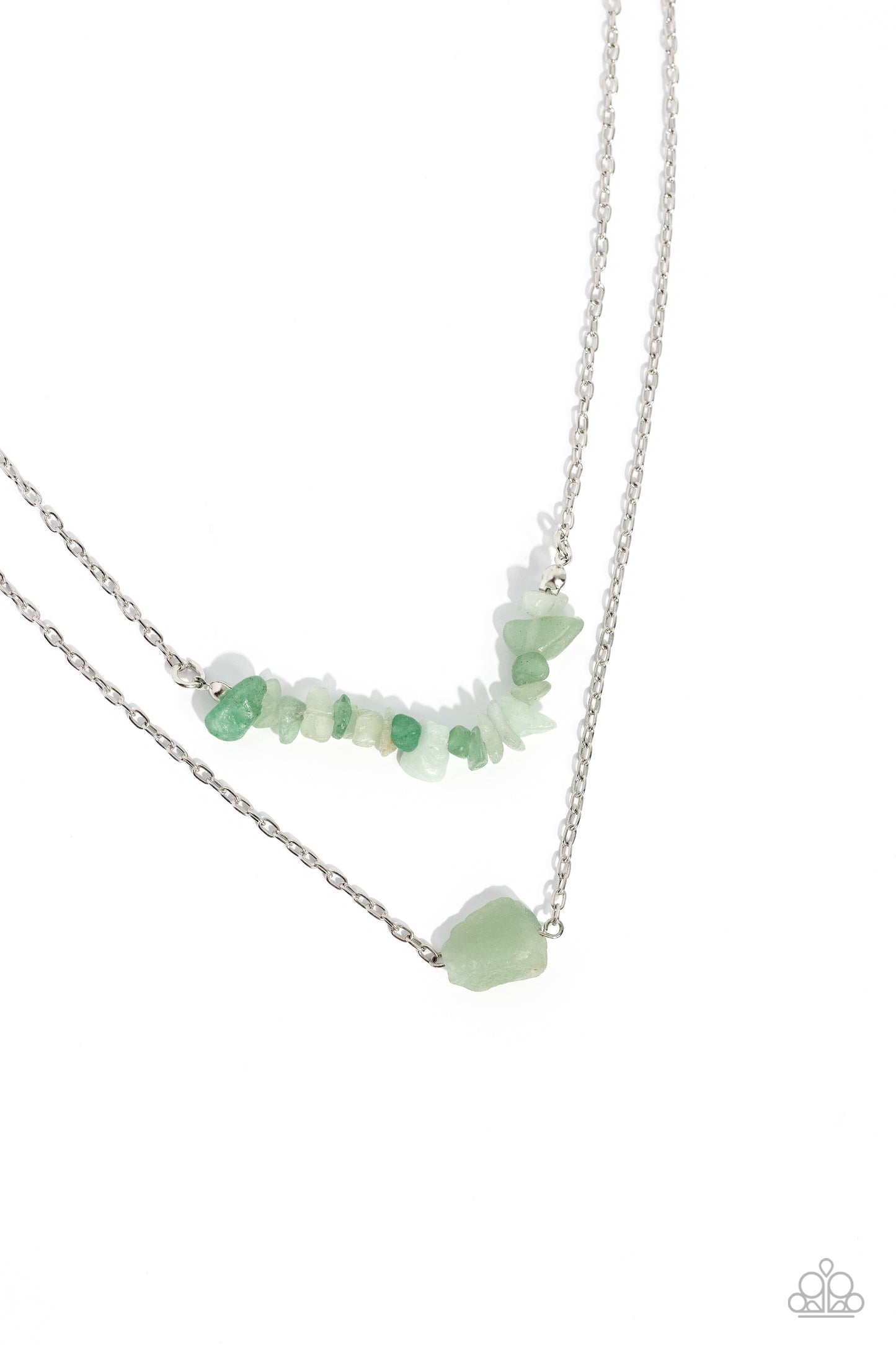 Chiseled Caliber - Green Necklace