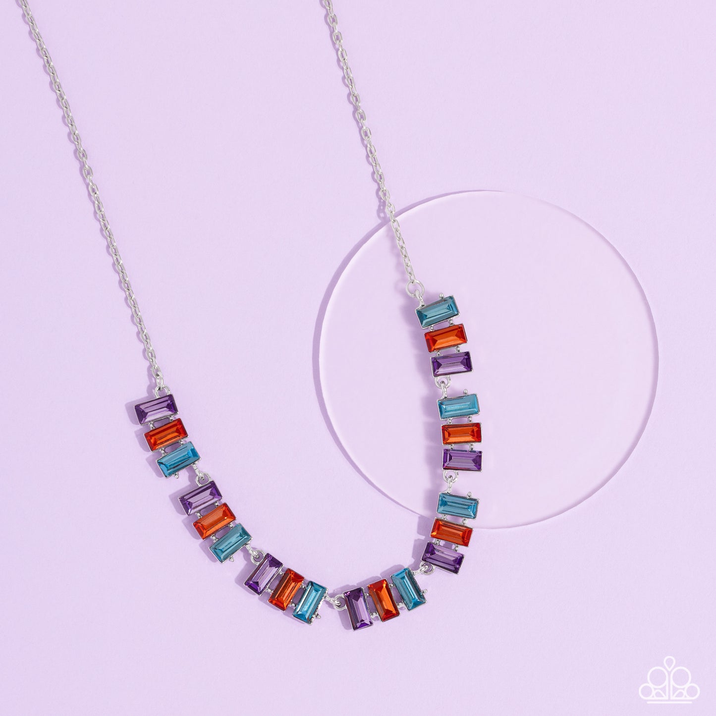 Elite Emeralds - Orange Necklace