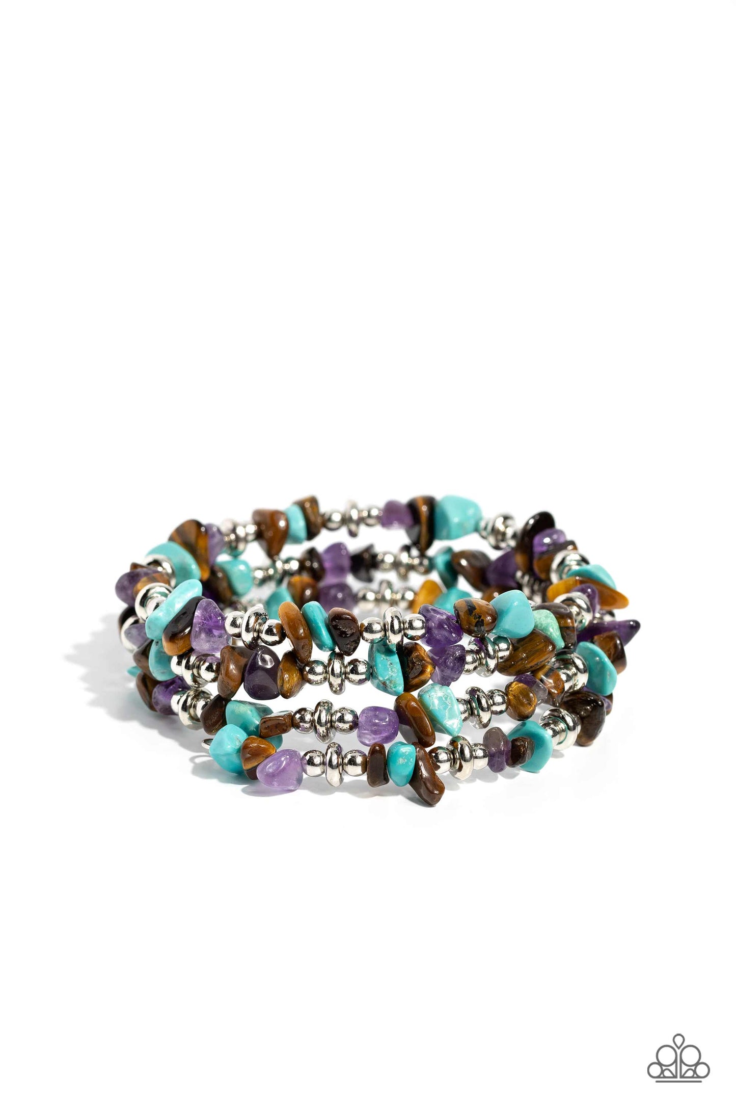 Stacking Stones - Brown Bracelet